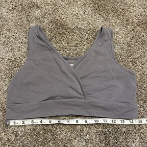 Kindred Bravely organic cotton sleep bra size large